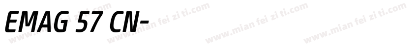 EMAG 57 CN字体转换